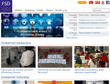 Tablet Screenshot of fsd.edu.pl