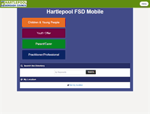 Tablet Screenshot of hartlepool.fsd.org.uk