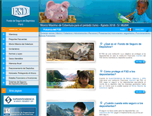 Tablet Screenshot of fsd.org.pe